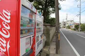 運営はお任せ！自販機設置場所の提供